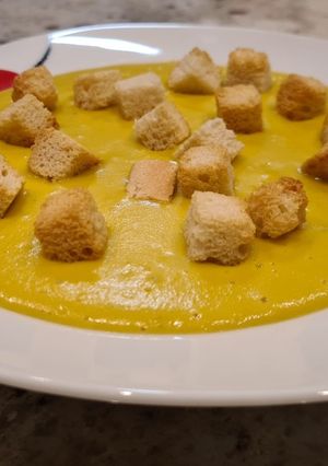 Foto principal de Puré de judías verdes, zanahorias y patatas con nata