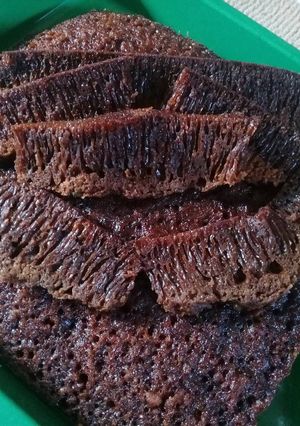 Foto resep Kue Karamel atau Sarang Semut. (no mixer & oven)