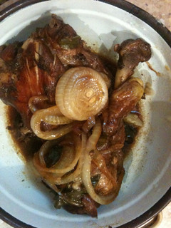 Una foto de Pollo con apio y salsa de soya