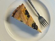 Una foto di torta ricotta e fecola