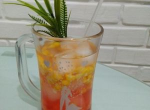 Foto resep Minuman Sirup Jagung Dinginnn