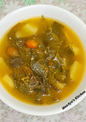 Foto resep Sayur Asam Merah Daun Melinjo