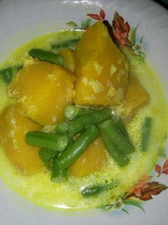 Foto resep Santan labu (gangan waluh)
