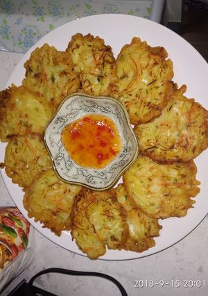 A picture of Cabbage pancake.