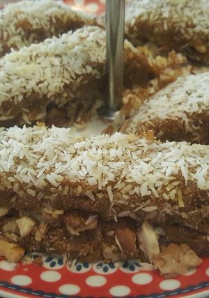 صورة لوصفة حلى الجزر بالسميد