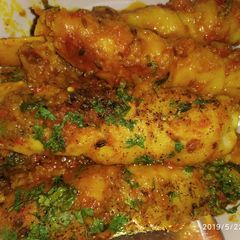 Masala soya chaap veg A picture of Masala soya chaap veg.