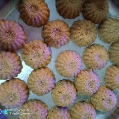 Churma coconut laddoo A picture of Churma coconut laddoo.