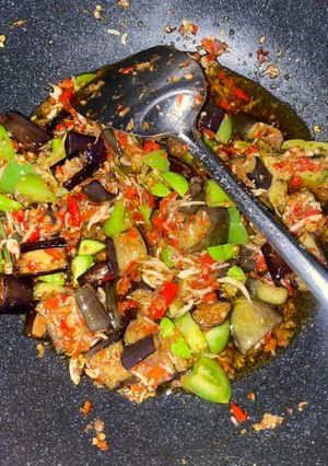 Foto resep Tumis Terong Teri Pete