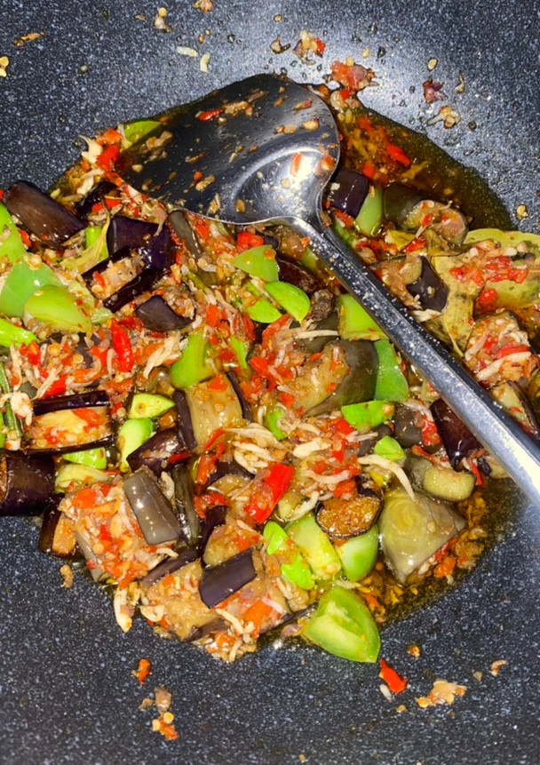 Foto resep Tumis Terong Teri Pete