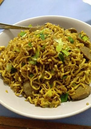 Foto resep Mie goreng bakso