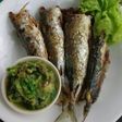 Sambal Ijo + Ikan Dencis Goreng