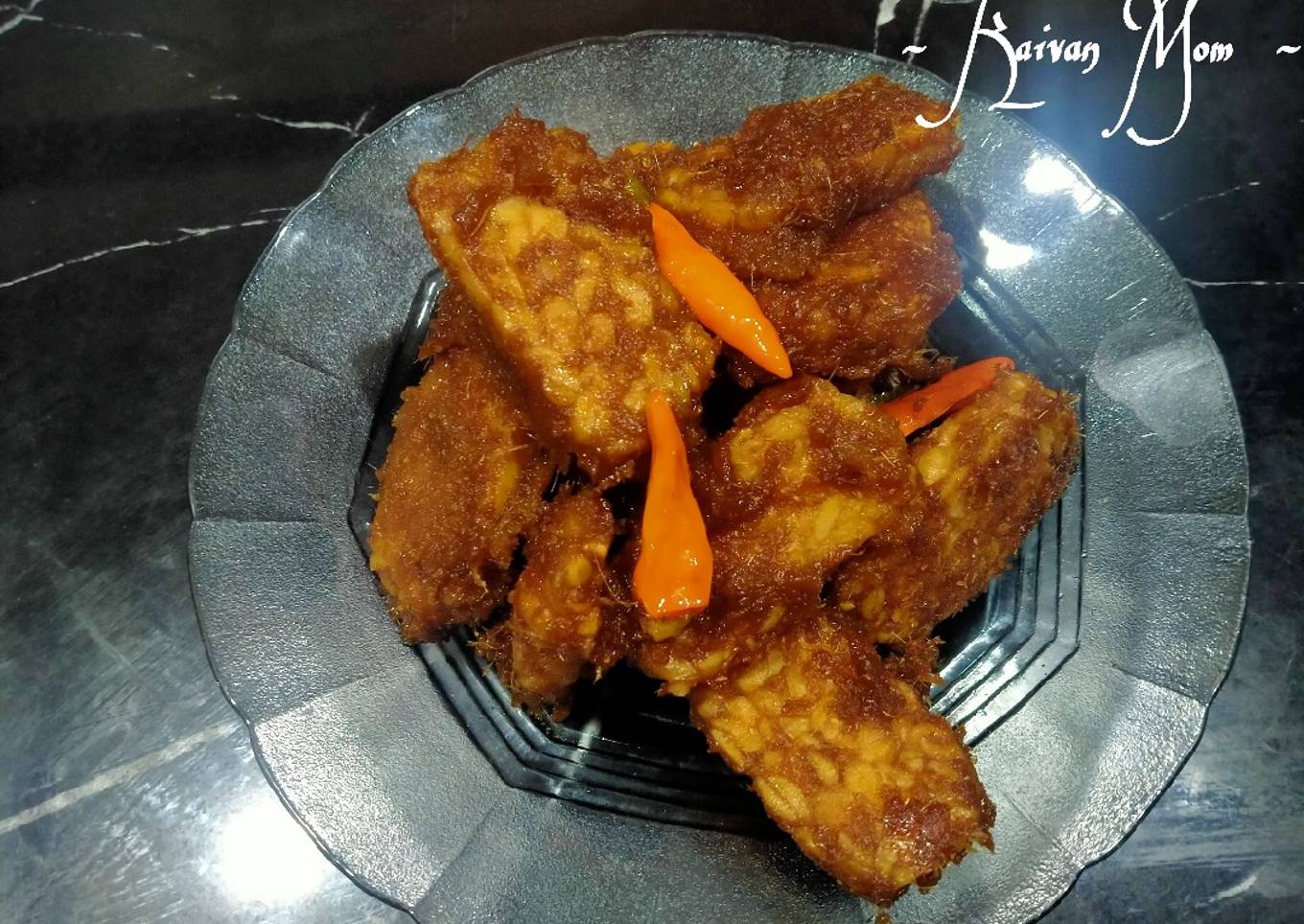 1. Tempe Bacem tanpa Ungkep simple dan praktis