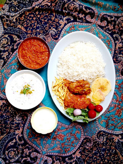 عکسی از دستور مرغ نارگیلی