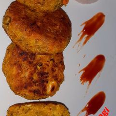 Kabuli Chana& Green Moong Cutlets A picture of Kabuli Chana& Green Moong Cutlets.
