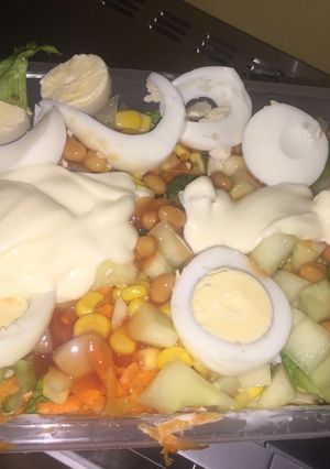 A picture of Vegetable salad.