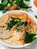Vegan Bún Riêu with Soy Milk