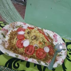 Jallop rice with cus cus din dankali contest A picture of Jallop rice with cus cus din dankali contest.