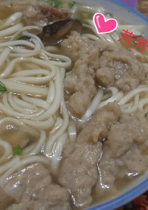 竹筍肉羹麵【愛在家裡麵x好勁道】 的食譜成品照片