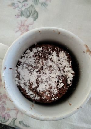 Una foto de Torta en taza!! Súper sencilla!!