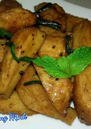Hình của món Chả Cá Kho Tiêu.