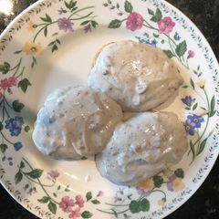 A picture of Sausage gravy.