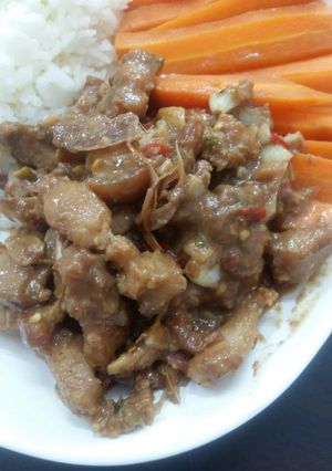 รูปของ หมูสามชั้นคั่วน้ำพริก