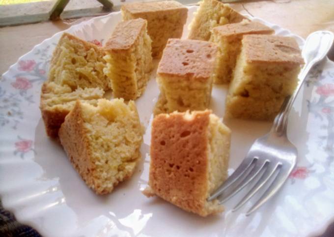 Eggless orange cake(without an oven)