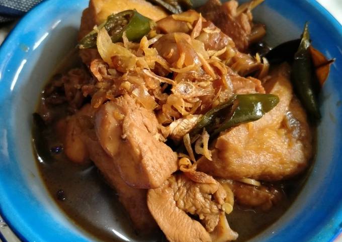 Tahu Ayam Kecap