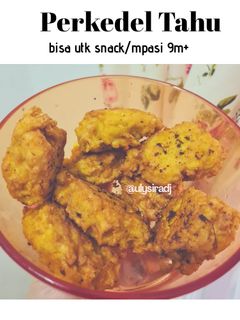 Foto resep Perkedel tahu, bs utk snack/mpasi 9m+