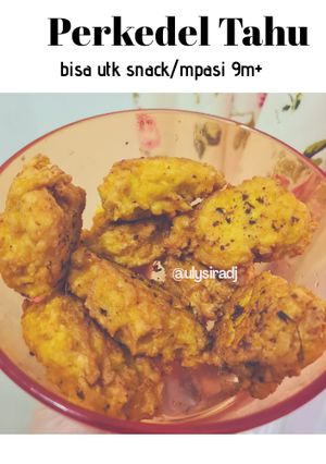 Foto resep Perkedel tahu, bs utk snack/mpasi 9m+