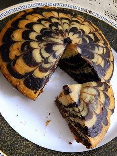 A picture of Marble cake😋😋.