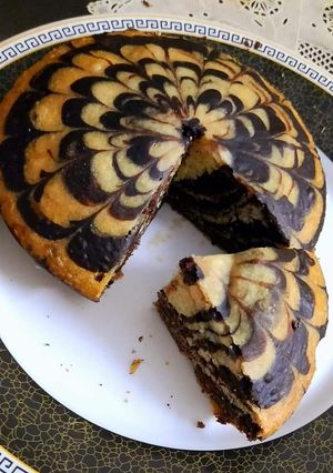 A picture of Marble cake😋😋.