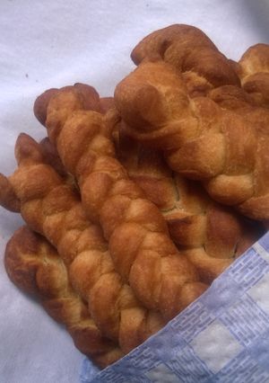 A picture of Plaited Mandazi.