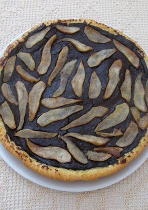Foto di Crostata con Crema al Cacao e Pere