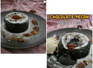 Gambar Kek Molten Coklat Pekan