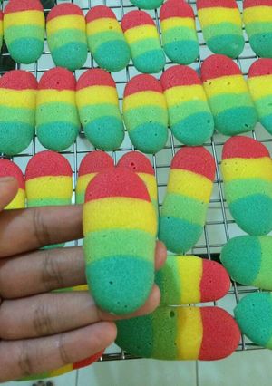 Foto resep Lidah kucing rainbow