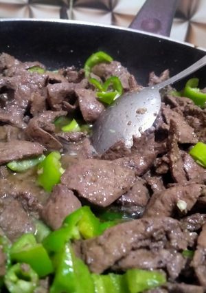 صورة لوصفة الكبده الاسكندراني من قلب اسكندريه بجد طعمها تحححفه😋♥️♥️♥️