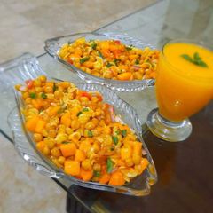 Mango Pasta chaat A picture of Mango Pasta chaat.