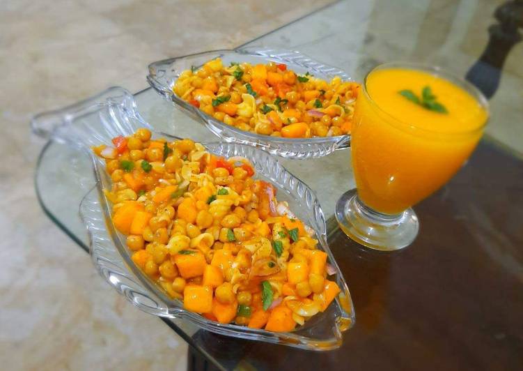 Easiest Way to Prepare Super Quick Homemade Mango Pasta chaat