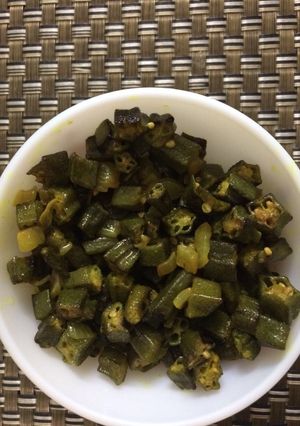A picture of Masale daar bhindi.