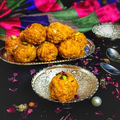 Boondi ladoo A picture of Boondi ladoo.