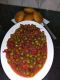 Beetroot and peas kurma