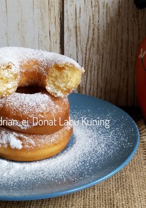 Foto resep Donat Labu Kuning #kamismanis