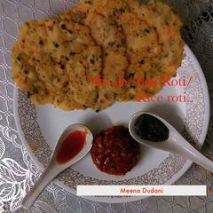 A picture of Masala Akki Roti.....South Special.