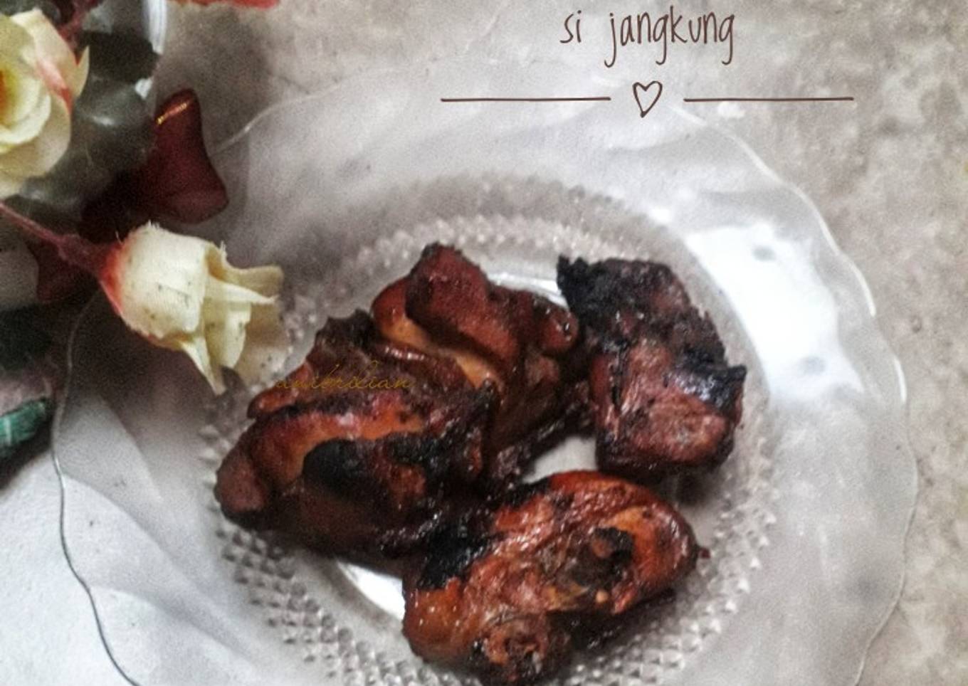 Ayam bakar bumbu si jangkung