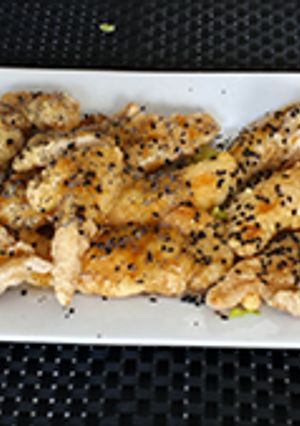 Foto principal de Solomillos de pollo al limón (estilo chino)