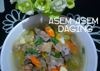 Mudah Cepat Memasak Asem asem daging Praktis Enak