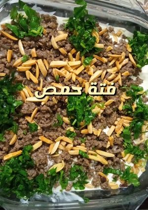 صورة لوصفة فتة حمص