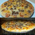 Pizza cheesy meat lovers- homemade