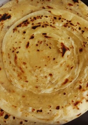 A picture of Raishmi makhni paratha.